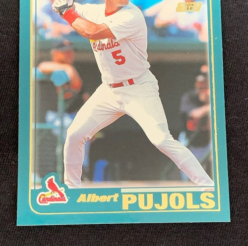 2001 Topps Traded Albert Pujols Rookie Card #T247 RC Cardinals 700 HR Nm - Mint