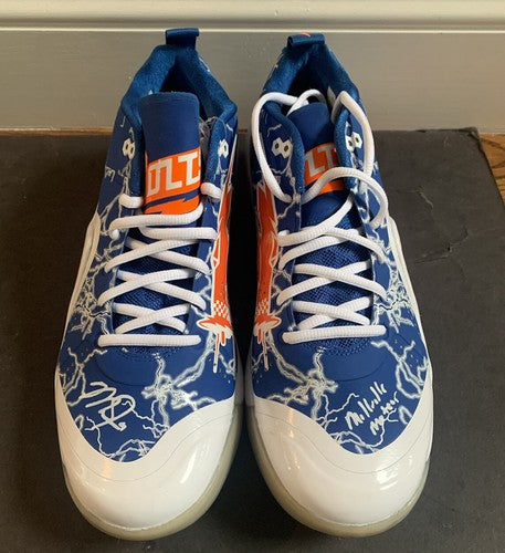 Mike Trout Nike Millville Meteor Bolts Auto Cleats Signed Pair Shoe MLB Auth Coa