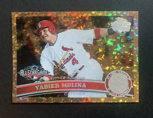 Yadier Molina SP Cognac Diamond Anniversary All Star 2011 Topps Update #US268 Mt