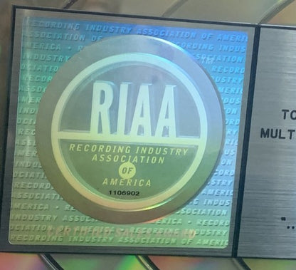 Britney Spears Original RIAA Multi Platinum Award Baby One More Time Jive Framed