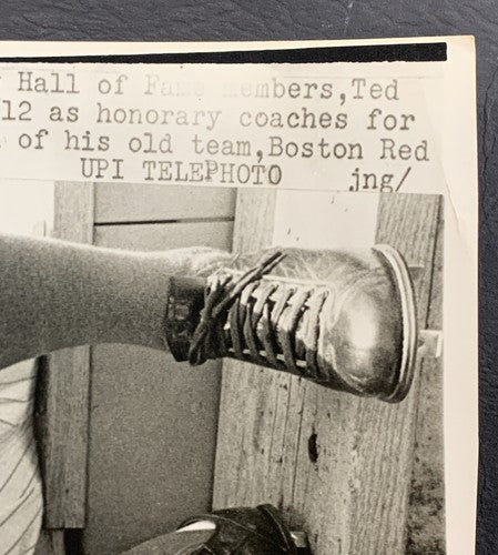 1966 All Star Game Upi Type 1 Wire Photo Original Ted Williams Casey Stengel
