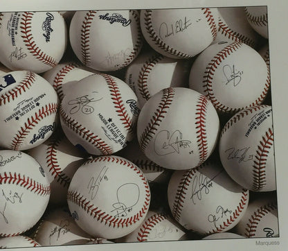 2006 Cardinals World Series Champs Signed Photo framed 17 Auto Isringhausen COA