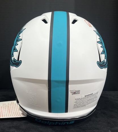 Jaylen Waddle Signed Dolphins Lunar Speed Authentic FS Helmet J-Dub Auto BAS