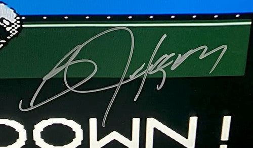 Bo Jackson Signed Tecmo Bowl Nintendo 16x20 Framed Photo w/ Controller Steiner