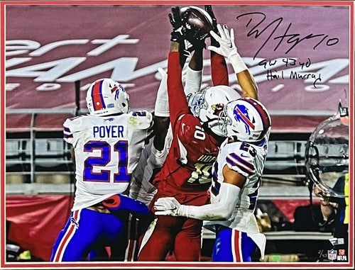 DeAndre Hopkins Signed 16x20 Photo Framed Hail Murray Catch Auto Fanatics LE