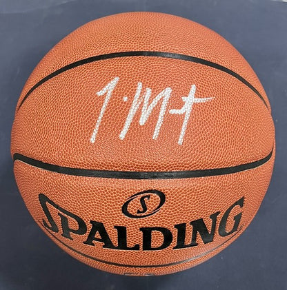 Ja Morant Grizzlies Signed NBA Spalding Game Replica Basketball Autograph BAS