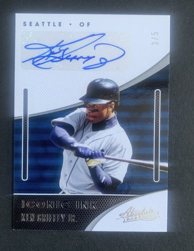 Ken Griffey Jr. Signed 2021 Panini Absolute Iconic Ink Mint Auto /5 Mariners HOF