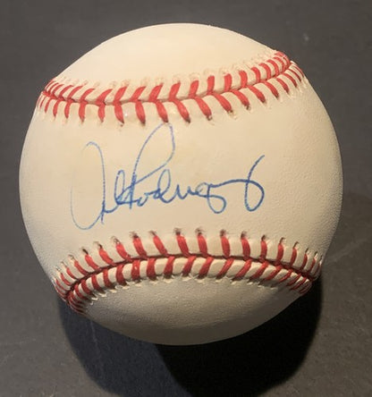 Alex Rodriguez Yankees signed Official A.L Baseball Vintage Auto Steiner Holo