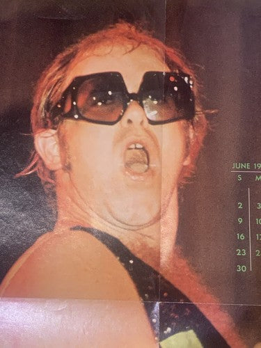 Circus Magazine June 1974 Elton John 21x17 Original poster Rare