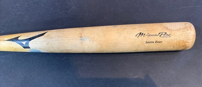 Justin Bour Miami Marlins Game Used Mizuno Pro Bat Great Use