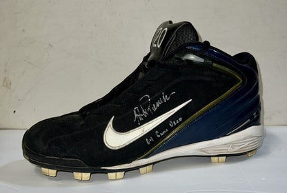 Jorge Posada Yankees Signed Game Used Nike Zoom Air Cleat 2004 Autograph Steiner