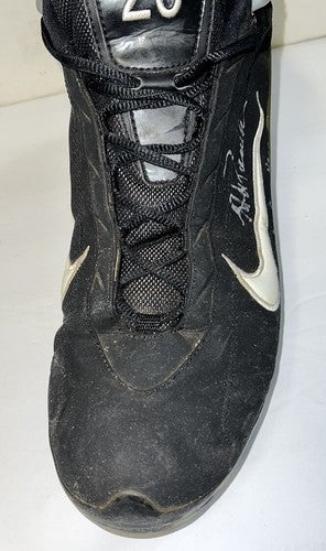 Jorge Posada Yankees Signed Game Used Nike Zoom Air Cleat 2004 Autograph Steiner