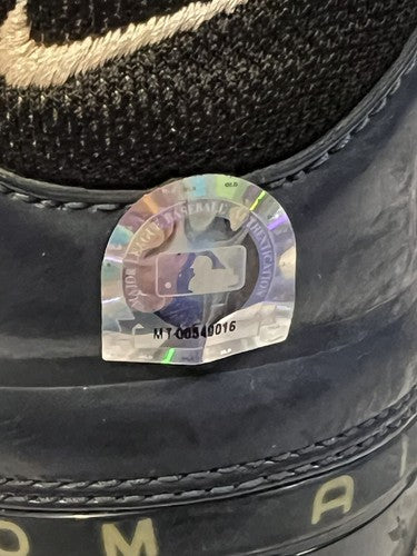 Jorge Posada Yankees Signed Game Used Nike Zoom Air Cleat 2004 Autograph Steiner
