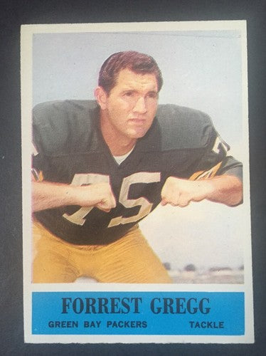 Forrest Gregg Packers 1964 Philadelphia Card # 73 Mint + Razor Sharp Pack Fresh