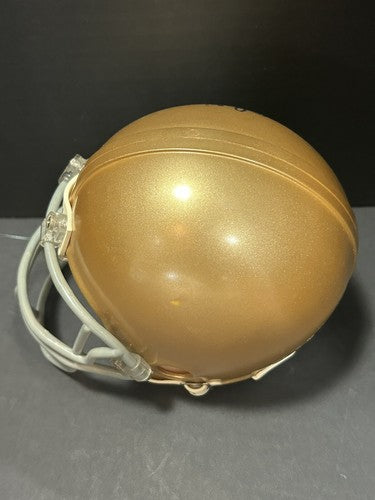 Charlie Weis Signed Coach Notre Dame Irish Mini Helmet Autograph Steiner Holo
