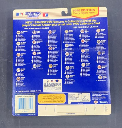 1990 Starting Lineup Nolan Ryan Figure Mets & Rangers Card Mint Sealed Crisp