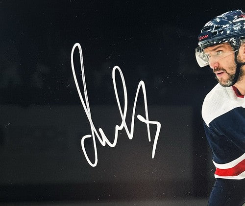 Alex Ovechkin Capitals Signed 11x14 Framed Spotlight Photo LE /21 Auto Fanatics