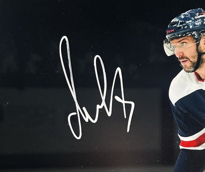 Alex Ovechkin Capitals Signed 11x14 Framed Spotlight Photo LE /21 Auto Fanatics