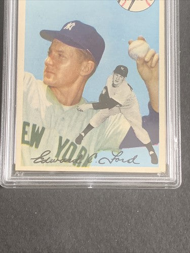 1954 Topps Whitey Ford YANKEES Card # 37 PSA 5 Looks Nicer High End Beauty