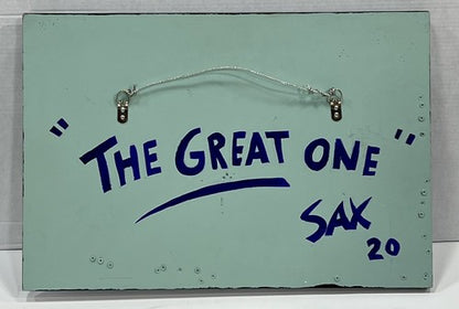 Steve Sax Original 1 of 1 Painted Wood Art 17x25 Wayne Gretzky Denis Potvin HOF