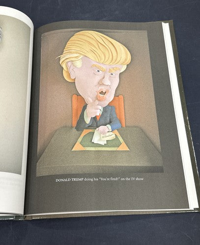 Donald Trump The Apprentice 11x14 Paper Sculpture Art by Ed Nussbaum Framed 1/1