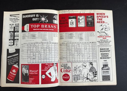 Ny Mets 1965 Program Scorecard May 9 Yogi Berra Last Final Game Joe Torre 2 Hr