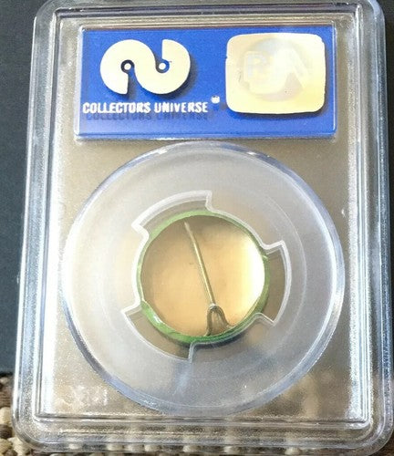 Duke Snider 1956 Yellow Basepath Pin PSA 7 Mint Brooklyn Dodgers RARE pm15 HOF
