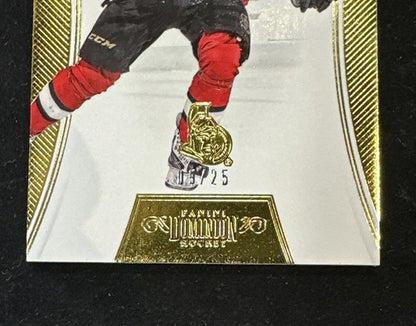 2012-13 Panini Dominion Hockey Gold /25 Mika Zibanejad #76 Ny Rangers Mint