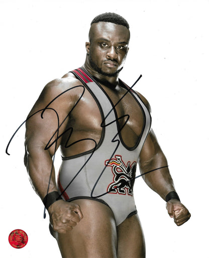 Big E Ettore Ewen WWE Wrestler Signed 8x10 photo mint Auto CBM Holo COA