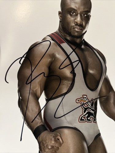 Big E Ettore Ewen WWE Wrestler Signed 8x10 photo mint Auto CBM Holo COA