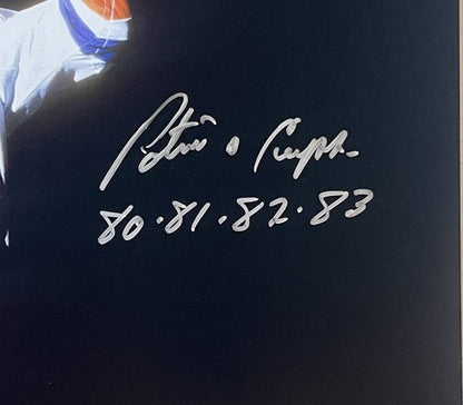 Denis Potvin Signed 16x20 Framed Photo Potvin’s Cups Islanders Auto PSA COA