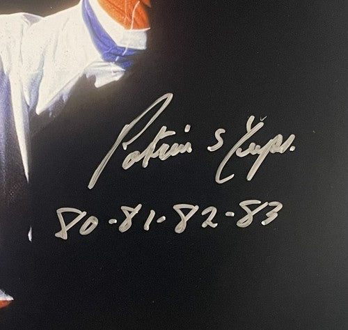 Denis Potvin Signed 16x20 Photo Potvin’s Cups NY Islanders Autograph PSA COA HoF