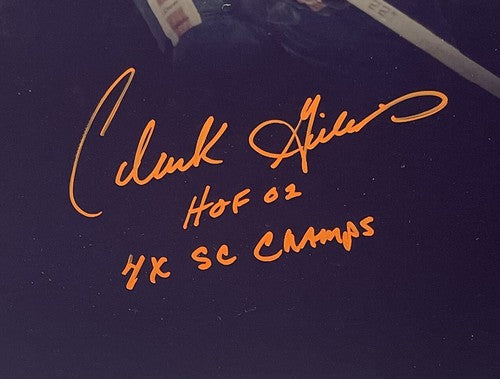 Clark Gillies Signed 16x20 Framed Photo HoF 02 4x Stanley Cup Islanders Auto JSA