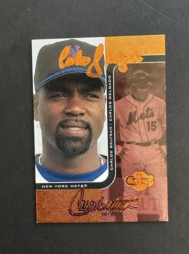 2006 Topps Co-Signers Changing Faces Ny Mets Carlos Delgado Carlos Beltran /150