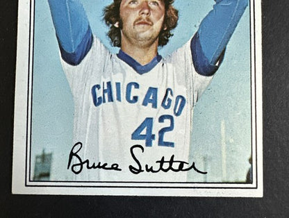1977 TOPPS BASEBALL # 144 BRUCE SUTTER RC Rookie CUBS NM Hof Sharp