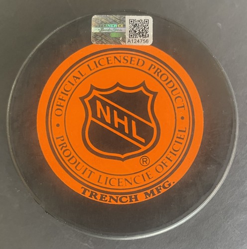Mark Messier Signed 1994 NHL Official All Star Game Puck Msg HoF Auto Steiner