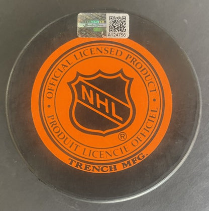 Mark Messier Signed 1994 NHL Official All Star Game Puck Msg HoF Auto Steiner