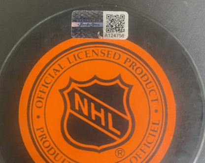 Mark Messier Signed 1994 NHL Official All Star Game Puck Msg HoF Auto Steiner