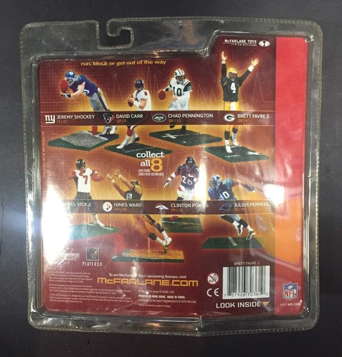 McFarlane NFL Brett Favre Green Bay Packers NIB White Jersey Variant Series 7