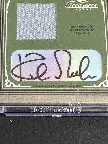 KIRK GIBSON Game Worn Jersey 2005 Donruss Timeless Treasures /50 Gem Mint Auto