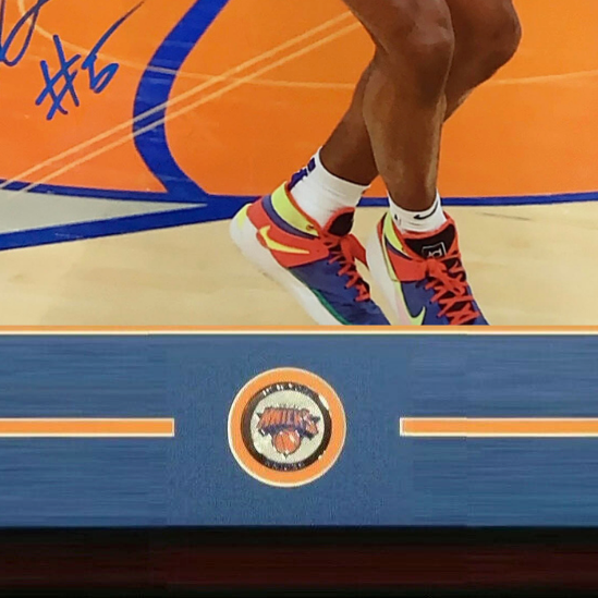 Immanuel Quickley NY Knicks Signed 16x20  Photo Framed Mint Autograph Steiner