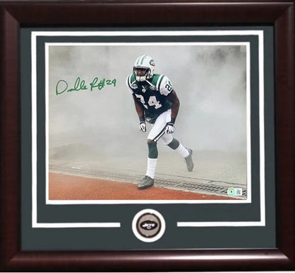 Darrelle Revis New York Jets Signed 11x14 Photo Framed Autograph BAS COA HoF