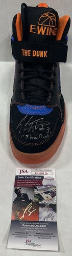 John Starks Signed Ewing The Dunk Sneaker Shoe Mint Auto #3 JSA COA Knicks SZ 12