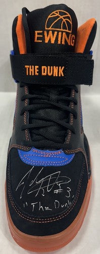 John Starks Signed Ewing The Dunk Sneaker Shoe Mint Auto #3 JSA COA Knicks SZ 12