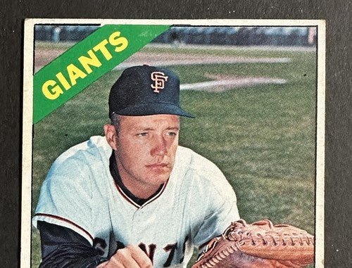 1966 Topps High # 587 Dick Bertell TOPPS VAULT BLANK BACK PROOF ERROR RARE