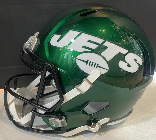 Sauce Gardner NY Jets Signed FS Speed Replica Helmet 2022 DROY  Rookie Auto BAS