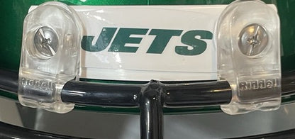 Sauce Gardner NY Jets Signed FS Speed Replica Helmet 2022 DROY  Rookie Auto BAS