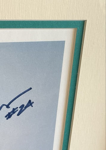 Fenway Park Red Sox Hof Signed Framed Litho Photo Fisk Yastrzemski Rice Auto Coa