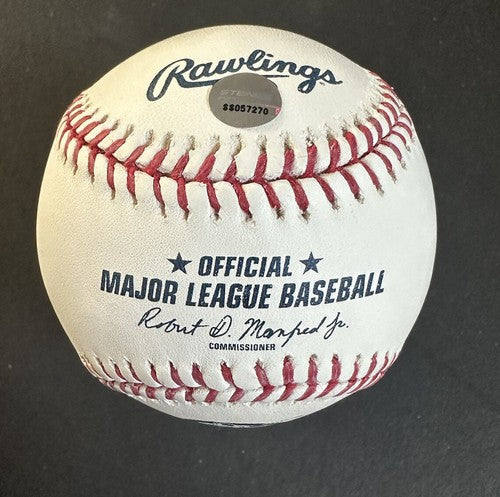 Alex Rodriguez Yankees Signed 3000 Hit Logo Baseball Dated Auto Steiner Coa