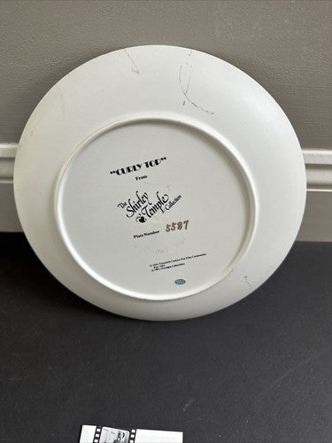 Shirley Temple Collector Plate "Curly Top" New Nib Limited Edition